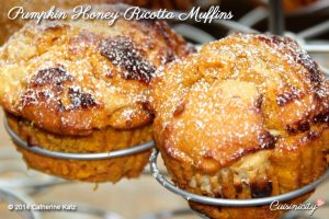 Pumpkin Honey Ricotta Muffins