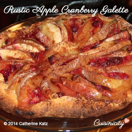 Rustic Apple Cranberry Galette